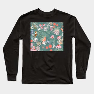 floral pattern Long Sleeve T-Shirt